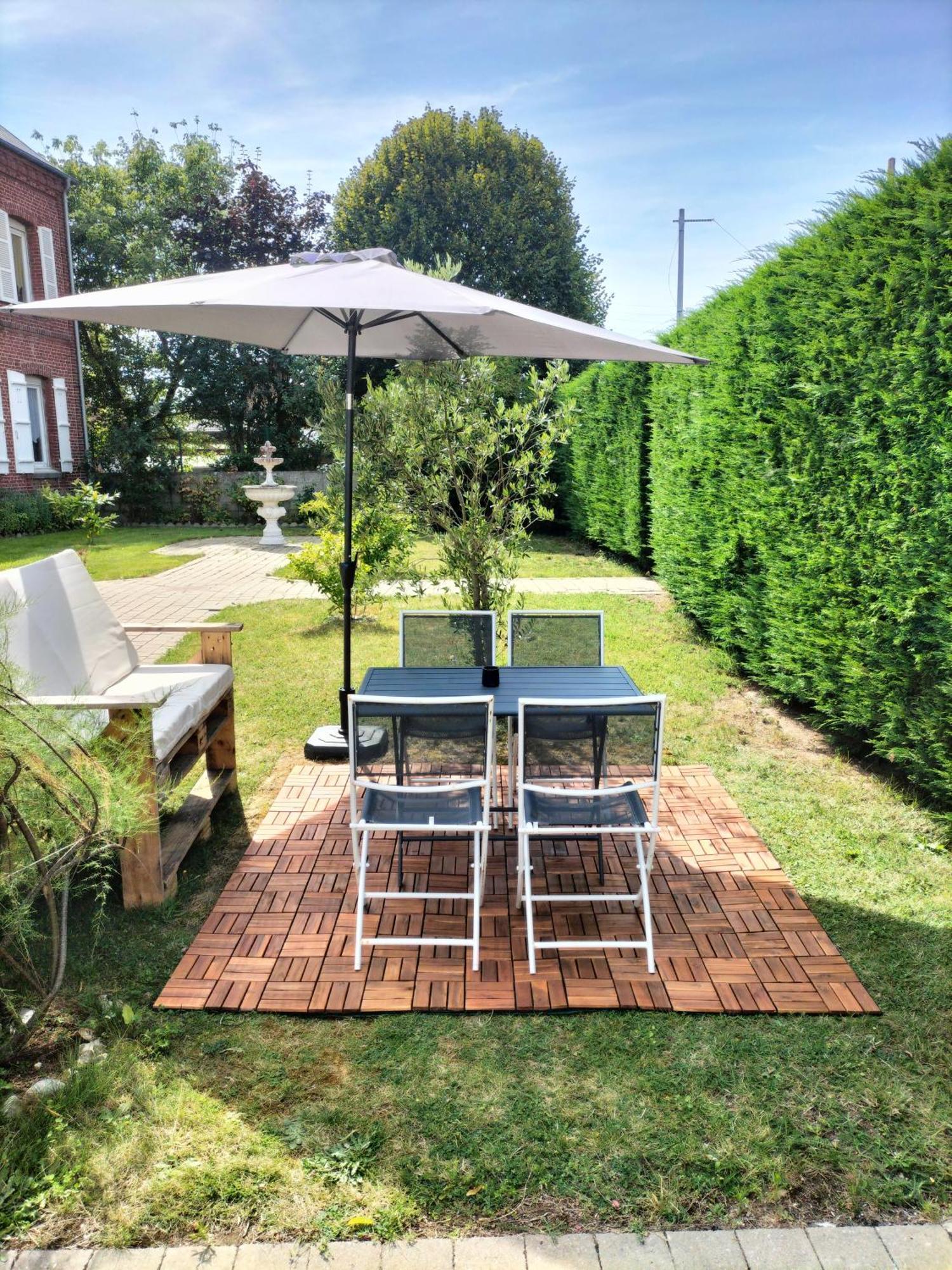 Berck Studio Privatif Avec Jardin 4 Personnes מראה חיצוני תמונה